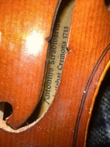 Roth Adjusted (1969) Antonius Stradivarius 1713, 3/4 Violin, Scherl & Roth Case - Picture 1 of 24