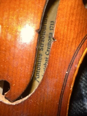 Roth Adjusted (1969) Antonius Stradivarius 1713, 3/4 Violin, Scherl & Roth Case - Image 1 of 4