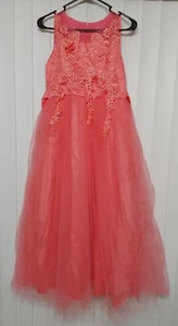 Unbranded Girls Size 170 (US 15) Pink Gown #906 - Picture 1 of 3
