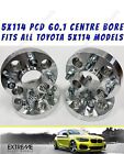 Fits Toyota Alphard C-Hr Chaser 20Mm Alloy Wheel Spacers Bolt On 5X114 60.1 X  4