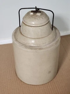 Antikes Wehr Steinzeug Keramik Patent 1892 - 9" hoch, schwer - Bild 1 von 8
