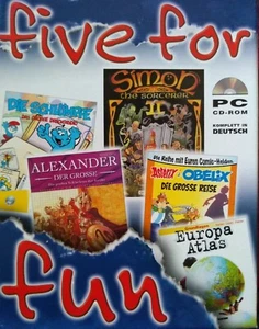 Five for fun - Simon the sorcerer 2 / Asterix Obelix/ Alexander der Große/für PC - Bild 1 von 11