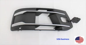 Front Bumper cover RH passenger fog light grille bezel cover fits 2016-19 Q7 - Picture 1 of 9