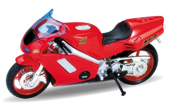 Welly Modell Motorrad 1:18 HONDA NR rot 4.3" Neu und Box - Bild 1 von 1