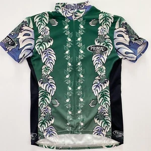 Primal Women’s M Cycling Jersey Top Shirt Green Frogs Short Sleeve Breathable - Picture 1 of 12