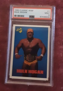 1990 Classic WWF Hulk Hogan #1 PSA 9 - Picture 1 of 3
