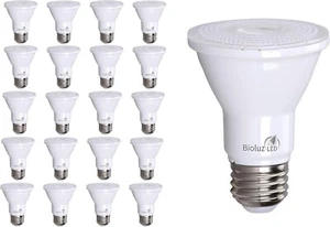 500 Lumen Dimmable LED Bulbs – 20 Pack Soft White 3000K Lighting Solution - Picture 1 of 8