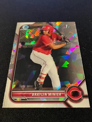 2022 Bowman Braylin Minier CHROME ATOMIC #BCP-93  SP  🔥🔥🔥 - Image 1 of 2
