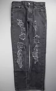 Pantalones de mezclilla Levi's 512 2019 ajustados cónicos elásticos negros talla 30x30 (MSR 30x27) - Imagen 1 de 8
