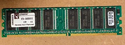KINGSTON KTA-G4333/512 512MB MEMORY  FOR APPLE MAC - Image 1 of 4