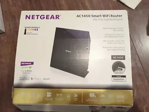 Netgear AC1450 Wifi Router 802.11ac Dual Band Gigabyte Bundle W/ Power Adapter - Picture 1 of 4