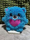 PIKMI POPS Cheeki Puffs Scented Plush Toy Love The Curly Bear Blue 8" High