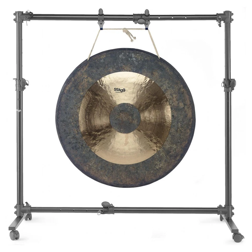 Stagg GOS-1538 Adjustable Large Gong Stand with Wheels - Image 1 of 1