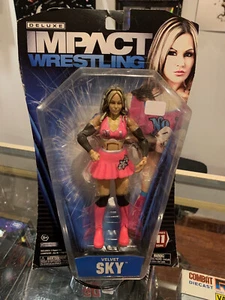 Velvet Sky Diva Deluxe Wrestling Figure NWA TNA Impact Jakks Series 11 2013 - Picture 1 of 2