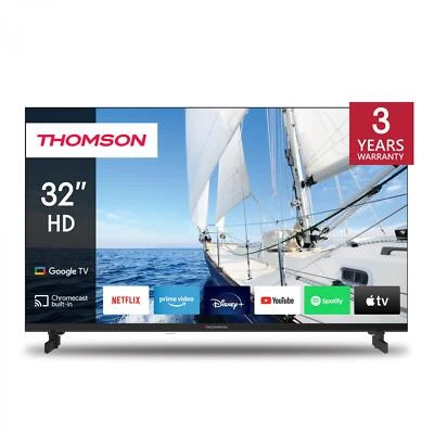 Smart TV 32 Pollici HD Ready Display LCD Sistema Google TV Nero 32HG2S14 THOMSON - Immagine 1 di 4