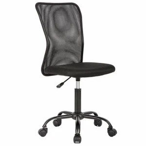 Silla de Oficina de Malla Giratoria Ergonómica Escritorio Sillon Despacho Negra - Imagen 1 de 4