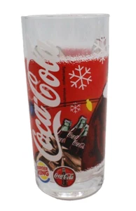 Original Coca Cola Coke Glas | Trinkglas | Vintage | Burger King Santa Claus ✅ - Bild 1 von 9