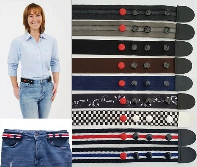 CLIP.HO WOMAN ~Gürtel ohne Schnalle für Damen~Stretch~Damengürtel ~ 34 - 64~NEU - Bild 1 von 2