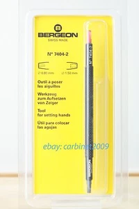 Bergeon 7404 7404-2 Herramienta de ajuste manual segador manual 0,8 y 1,5 mm NUEVO - Imagen 1 de 1