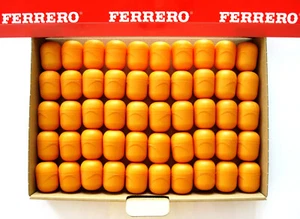 50 cápsulas de huevo vacías naranja tómbola boda sorteos calendario de adviento - Imagen 1 de 1