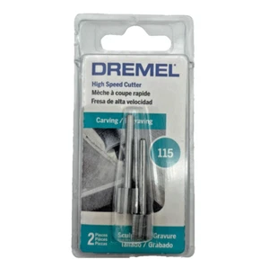 Dremel 115 High Speed Steel Cutter 1/8" Shank - 2 pack - NEW - Picture 1 of 2