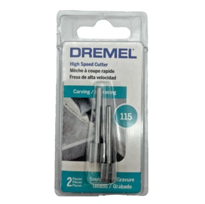 Dremel 115 High Speed Steel Cutter 1/8" Shank - 2 pack - NEW - Image 1 of 2