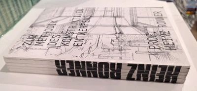 Heinz Ronner 5 Volume Set w Zur Methodik Des Konstruktiven Entwerfens ETH Zurich - Image 1 of 4