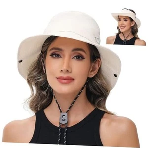 Sun Hats for Women UV Protection Fishing Hat Wide Brim Safari Hats 1pack-beige - Picture 1 of 7