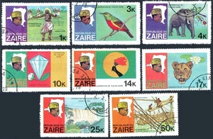Zaire 902-909, CTO. Mi 589-596. Congo River expedition. President Mobutu. 1979. - Picture 1 of 1
