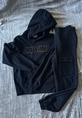 Moschino Teen Boys Track Set Size 10 Pre-owned Great Condition - Image 1 of 4