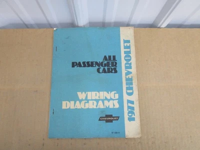 Chevrolet Camaro Corvette 1977 coche cableado eléctrico diagrama taller manual de servicio Foto 1 de 4