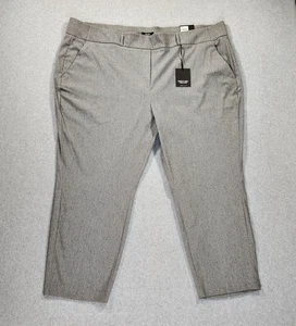 NWT Simply Vera Vera Wang Skinny Ankle Pants Plus Size 3X Gray Pull On Stretch - Picture 1 of 17