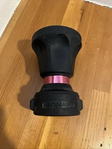 BONAIRE Ultimate Car Wash Aluminum Hose Nozzle PINK Body & Rubber Casing  - Picture 1 of 4