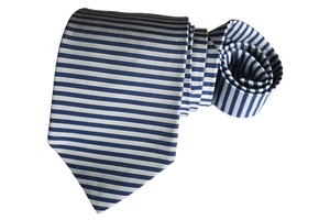 BROOKS BROTHERS MEN'S TIE BLUE/STRIPED WIDTH: 3.75" LENGTH: 57" - Picture 1 of 3