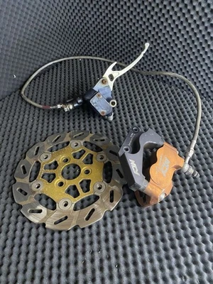 V125 V125G V125S Ncy 4Pot Brembo Front Brake Caliper Disc Set Rotor Master  - Image 1 of 4