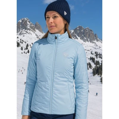 Chaqueta aislante ROSSIGNOL NUEVA CON ETIQUETAS $230 Opside Light azul glaciar RLMWJ17 para mujer LG Foto 1 de 4