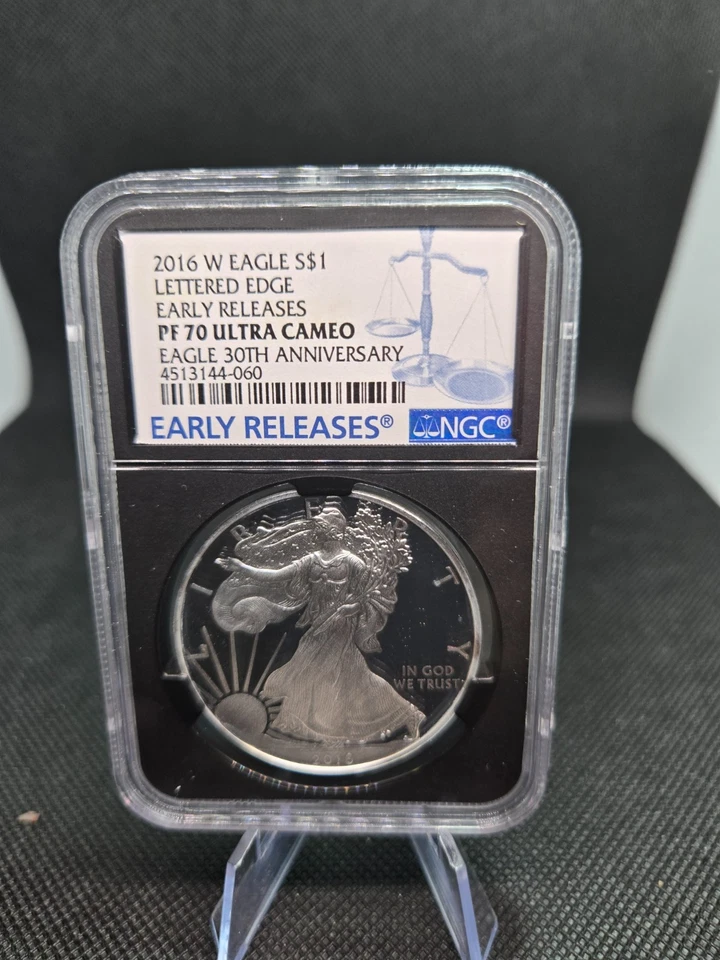 2016-W Silver Eagle – PF70 UCAM Early Release West Point Mint • NGC Certified • - Image 1 of 4