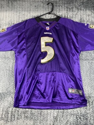 Baltimore Ravens #5 Joe Flacco Nike Men's Jersey Size 48 Purple Stitched - Image 1 of 4