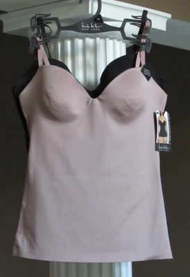 CAMISETA ALISADORA DE BUCEO NEGRA DESNUDA Nicole Miller sin cables talla M nueva con etiquetas $58 Foto 1 de 4