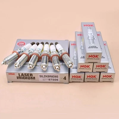 6Pcs NGK 97506 SILZKBR8D8S Laser Iridium Spark Plugs For BMW E84 E89 F06 F06N - Image 1 of 4