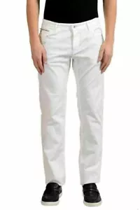 C'N'C Costume National Men's White Distressed Slim Jeans US 35 IT 51 - Picture 1 of 4