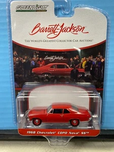 1/64 GREENLIGHT BARRETT JACKSON 1968 CHEVROLET COPO NOVA SS RED - Picture 1 of 2