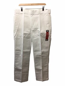 Dickies Mens Original 874® Work Long Pants White with Pockets Size 38x30 #1001 - Picture 1 of 7