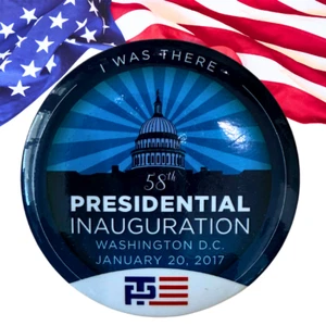 Trump 2017 Presidential Inauguration Day Button Pin Commemorative Collection - Bild 1 von 1