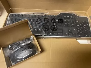 New Dell Smartcard Keyboard USB and Mouse Wired - Picture 1 of 6