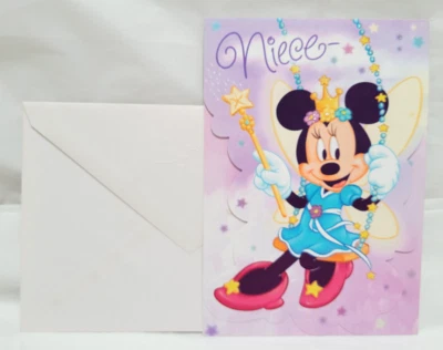 Hallmark Disney Mickey Mouse - Minnie - Happy Birthday Niece Greeting Card - Image 1 of 4