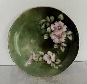 "Plato decorativo vintage Rosenthal Bavaria Versalles 9"" • Rosas silvestres rosas" - Imagen 1 de 6