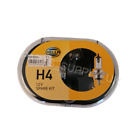 New Hella Spare Kit Set Of Bulbs H4, P21w, P21/5W, R5w, T4w, 3 Fuses
