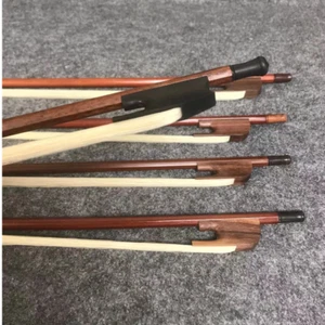 4/4 Violin /viola /cello Bow Baroque Style Brazil Wood Natural Horse Hair - Picture 1 of 9