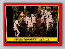 Topps Star Wars 1983 Return of the Jedi #113 Stormtrooper Attack! C-3PO R2-D2